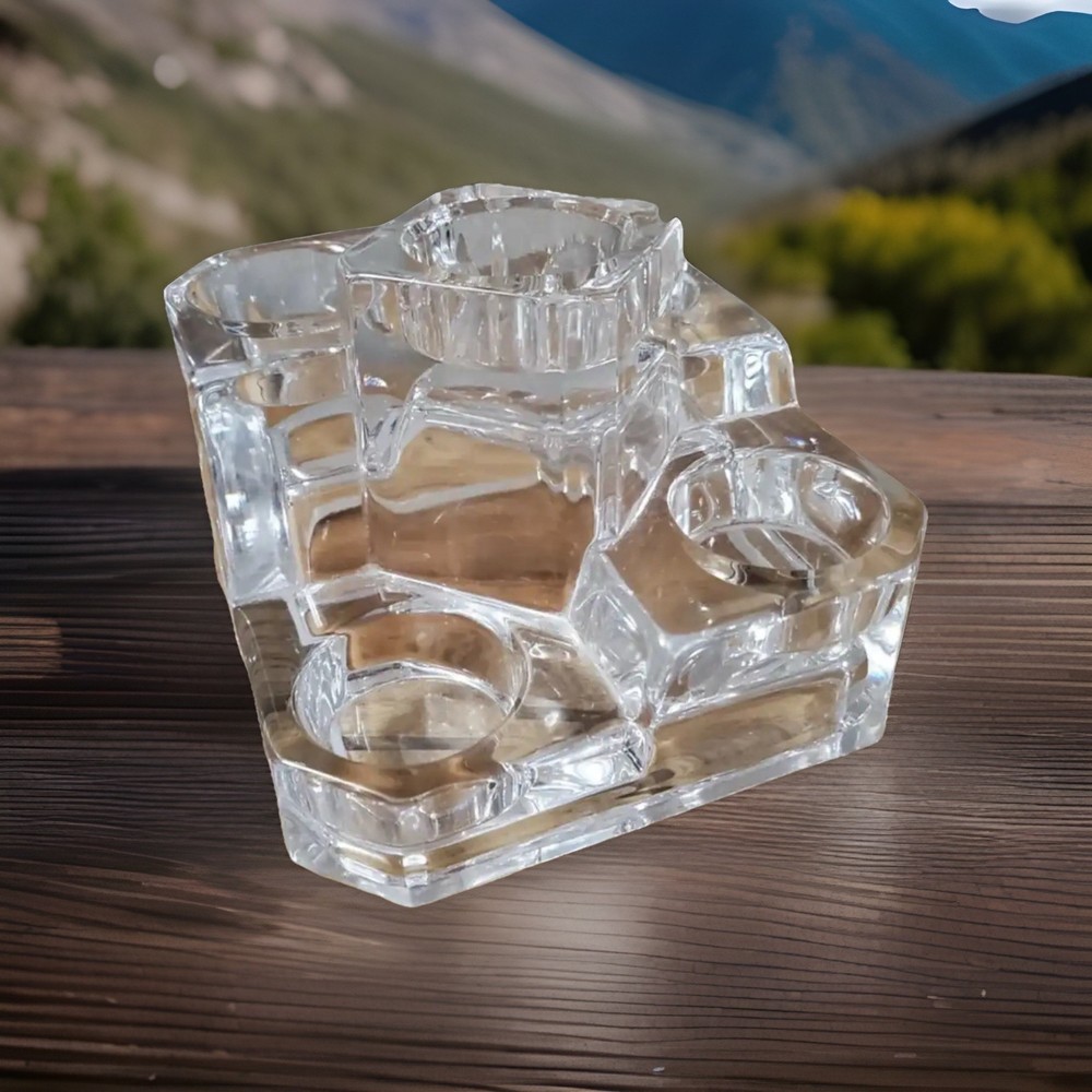 PartyLite Crystal Castle Votive Tea Light Candle Holder 5 Tier Ambiance
