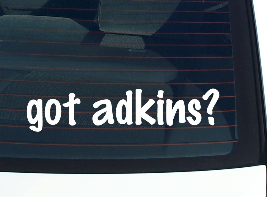 Adkins Family Funny Last Name Car Decal Vinyl Bumper Sticker