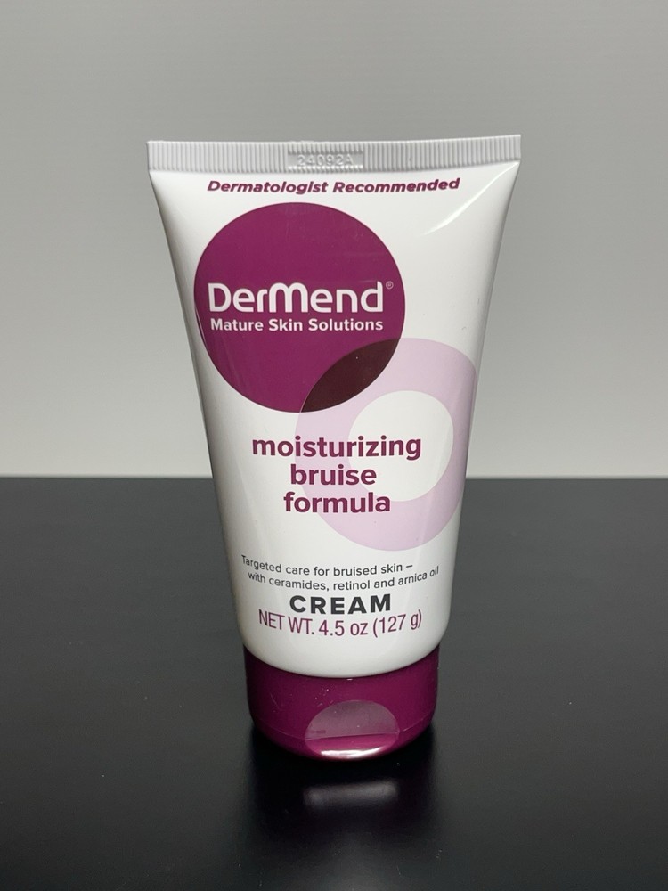 Dermend Moisturizing Bruise Formula 4.5oz. Cream Ceramides, Retinol & Arnica Oil