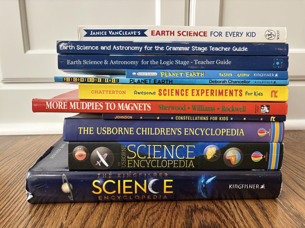 Homeschool Science Curriculum Student and Teacher Books (Lot of 11)