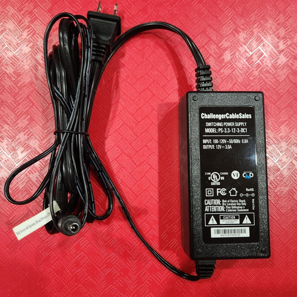 Spectrum 100/200 Cable Modem DVR AC DC Power Supply PS-3.3-12-3-DC1 Replacement-image