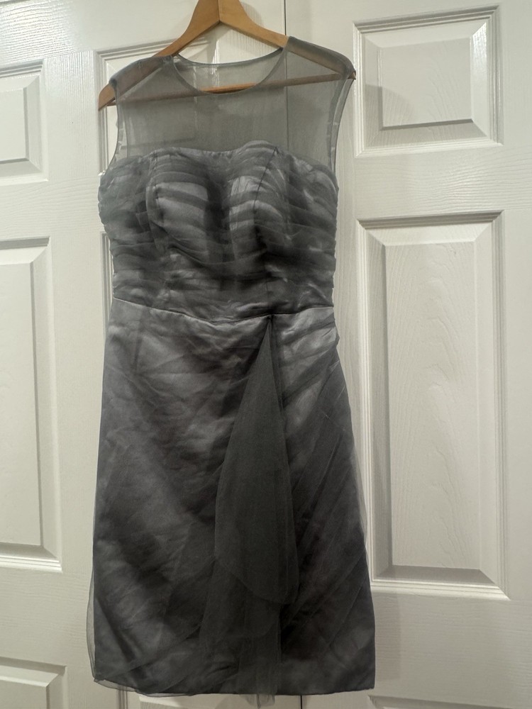 Semi Formal Dress 8/10 M Gray/Silver