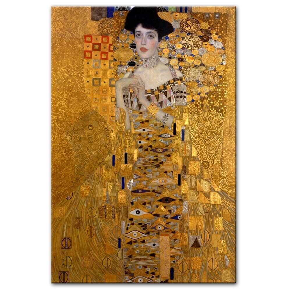 Hand-painted Oil Painting Gustav Klimt - Portrait Of Adele Bloch