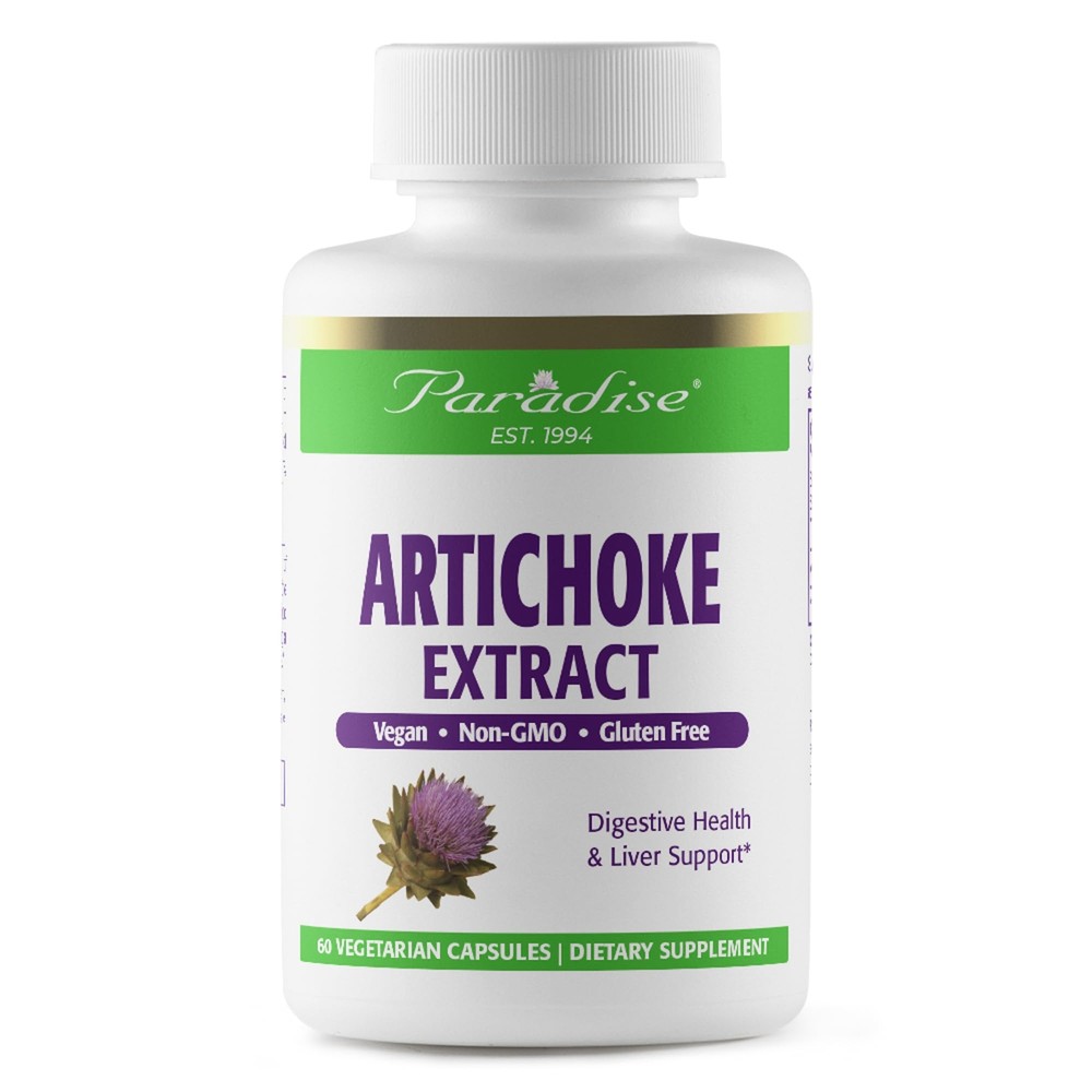 Paradise Herbs Artichoke Extract Supports Digestive Health Active Whole Spect...