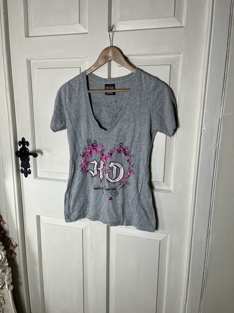 Official Harley Davidson Cotton T-Shirt Size M Womens
