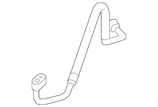 Genuine Nissan A/C Refrigerant Discharge Hose 92490-9FV0A