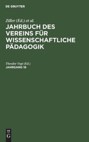 Jahrbuch des Vereins für Wissenschaftliche Pädagogik by No Contributor, No Co...