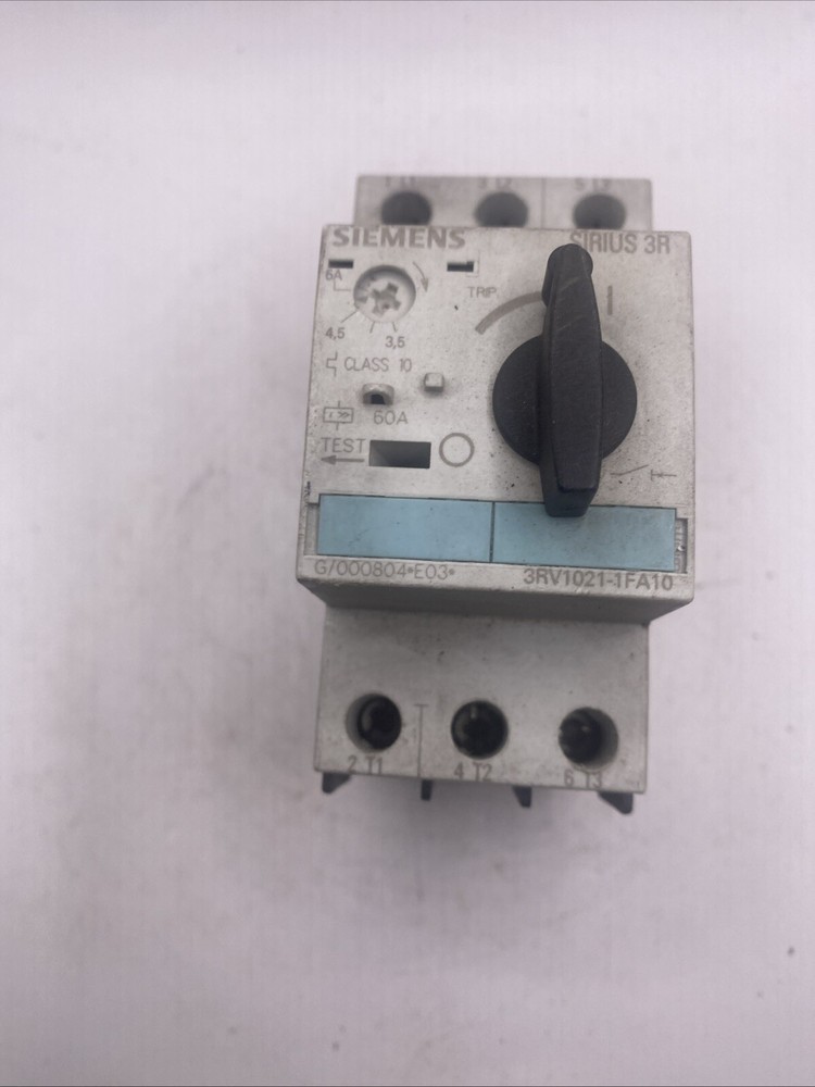 Siemens 3Rv1021-1Fa10 3.5-5A Motor Starter Stock K-433-A