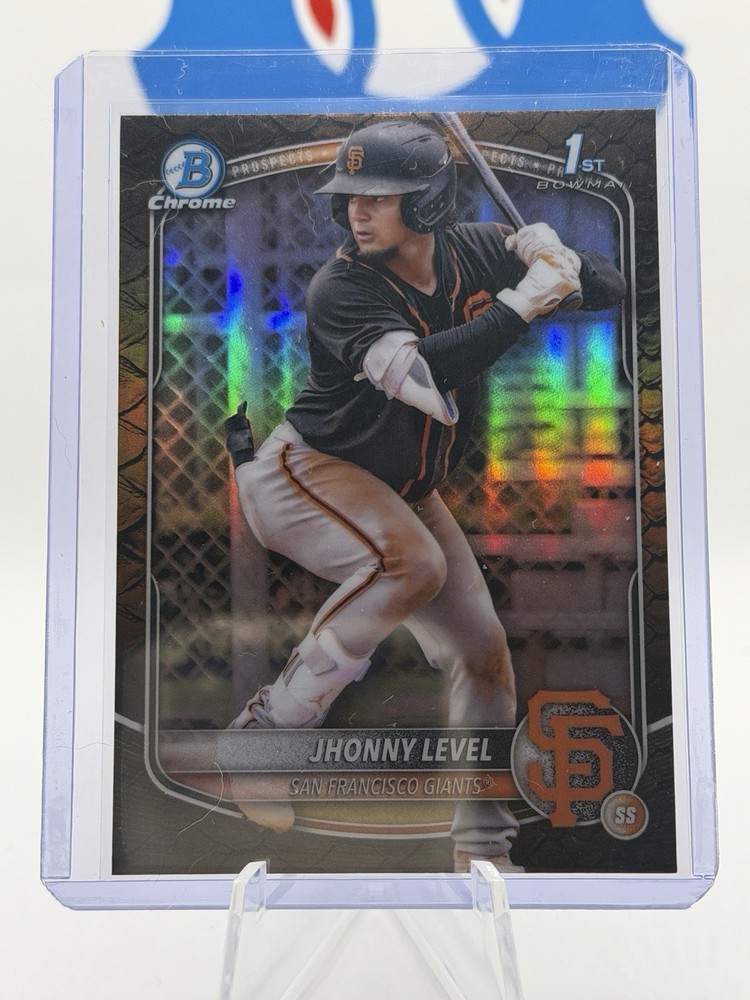 2025 Bowman - Chrome Prospects Jhonny Level #BCP-147 Reptilian Refractor (RC)