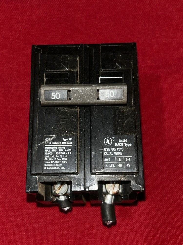Siemens Q250 50-Amp Double Pole Type QP Circuit Breaker