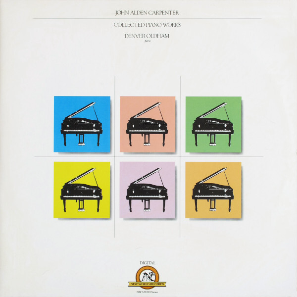 John Alden Carpenter & Denver Oldham Collected Piano Works 2xLP Near Mint 19975
