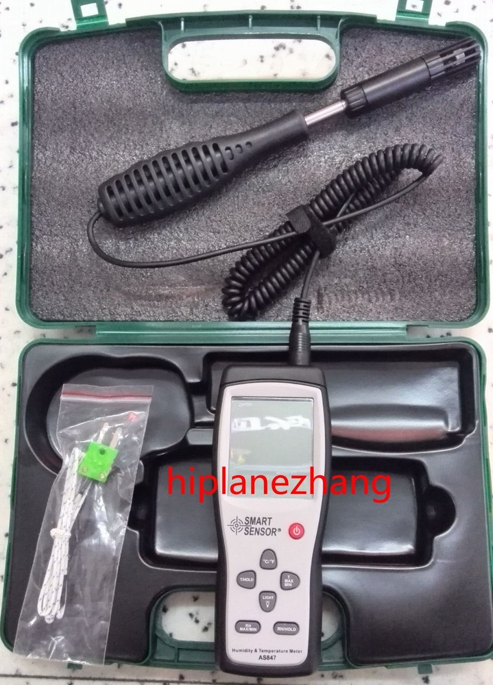 Temperature Humidity Meter Tester 2in1 K Type Thermocouple -20-1000C/1832F AS847