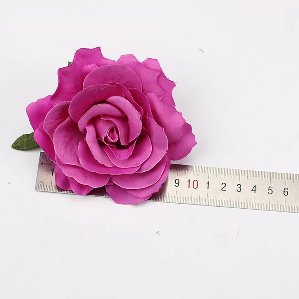 Rose Flower Bridal Hair Clip Hairpin Brooch Wedding Bridesmaid Party Accessories