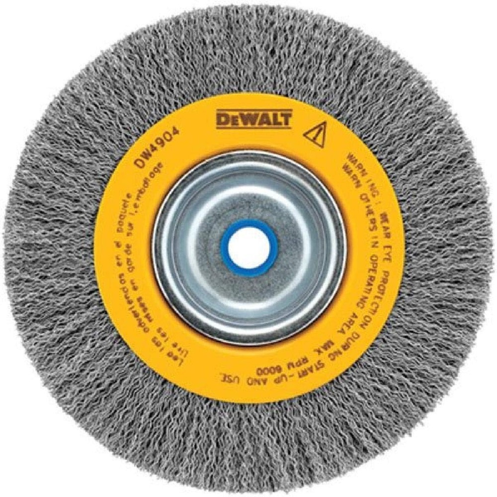 6-Inch Premium Crimped Wire Wheel for Bench Grinder with Safety Features