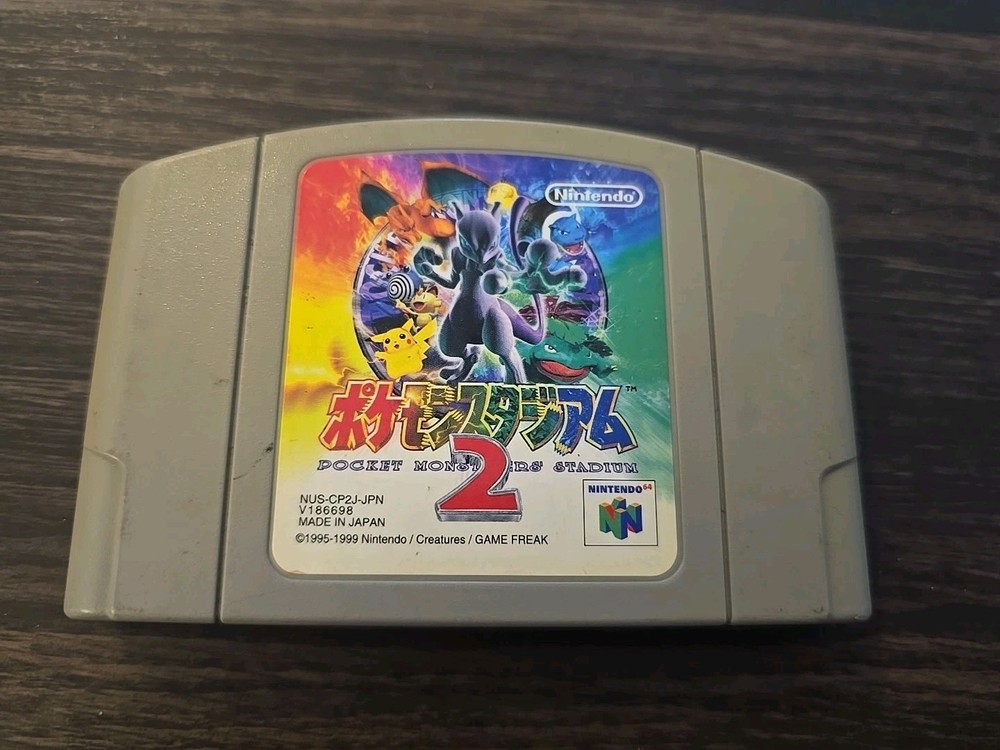Pokemon Stadium 2 (Japanese) Nintendo 64 N64 Japan import US Seller