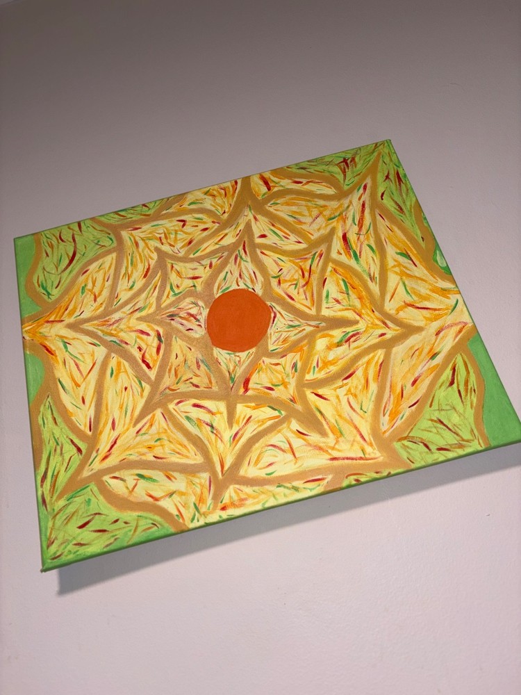 “Jungle Fever” – Original Abstract Acrylic Painting  [16”x20”]