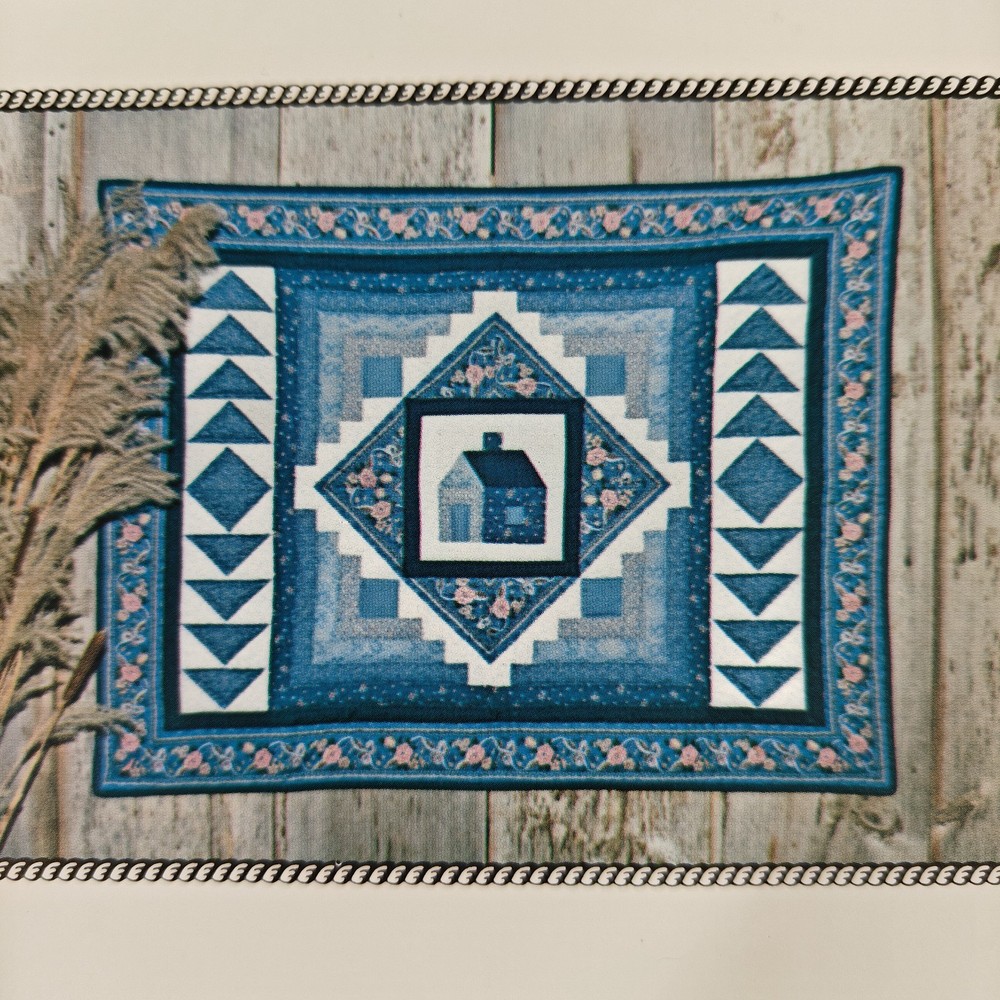 Pioneer Log Cabin Wallhanging Quilt Pattern LCC1029 Vesta Ropp 1988 34x46