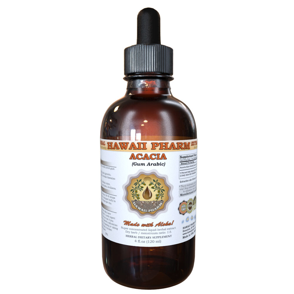 Acacia (Acacia senegal) Tincture, Organic Dried Gum Arabic Liquid Extract-image