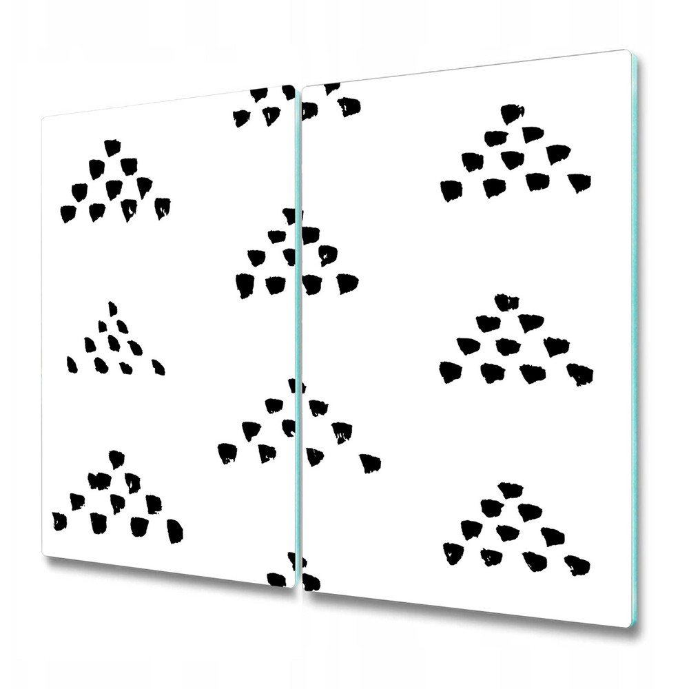 Glass Worktop Kitchen Chopping Board Scandinavian Style Simple Geometric 2x30x52