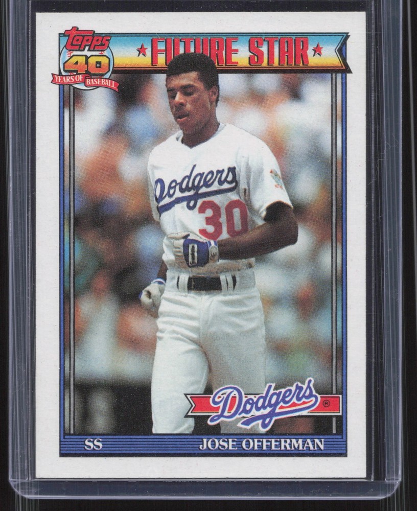 1991 Topps #587 Jose Offerman