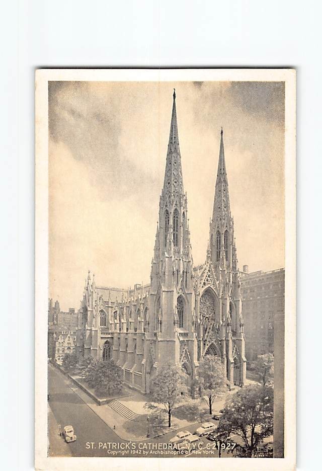 Postcard Saint St. Patrick's Cathedral NYC New York City USA North America