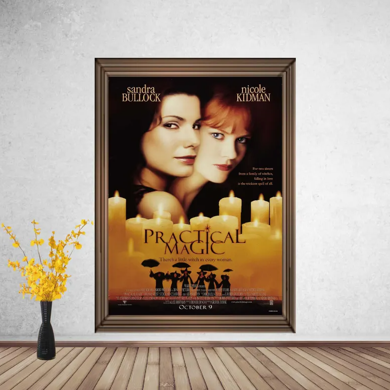 Practical Magic classic Movie Poster, Home Decor, Vintage Movie Poster,