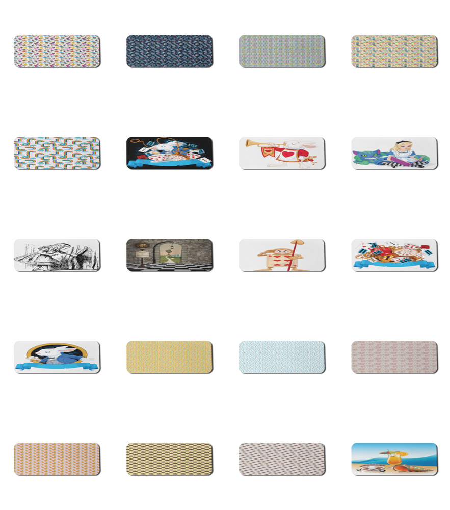 Ambesonne Cartoon Nursery Rectangle Non-Slip Mousepad, 31