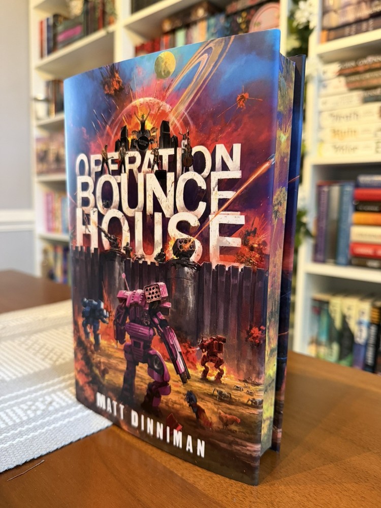Broken Binding Operation Bounce House Matt Dinniman Foiled Signature