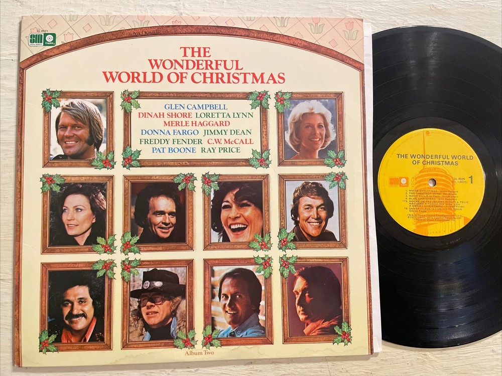 The Wonderful World Of Christmas Album Two LP Capitol Holiday VG+
