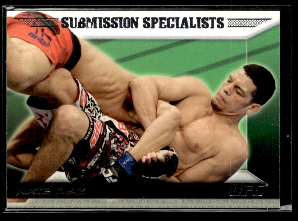2011 Topps UFC Moment of Truth Nate Diaz Elite Skills HS