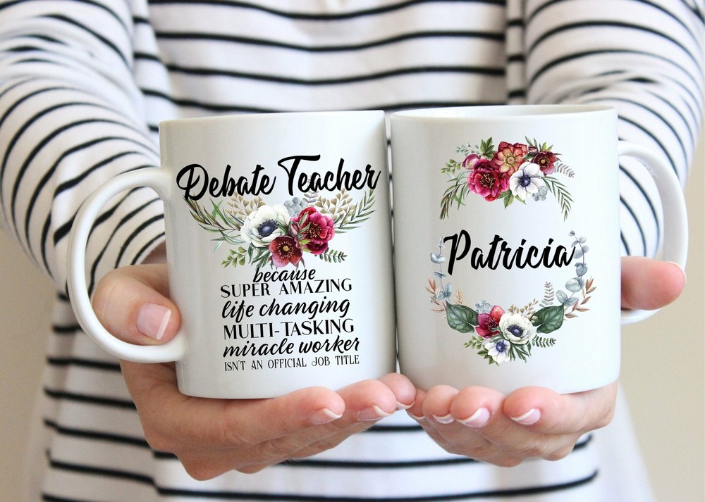 Personalized Debate Teacher Gift For Women L Thank You Appreciation Birthday
