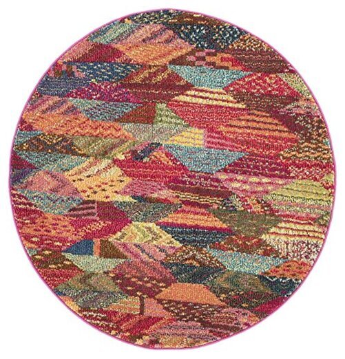 Sedona Collection Geometric, Southwestern, Over-Dyed, Abstract, Bright Colors