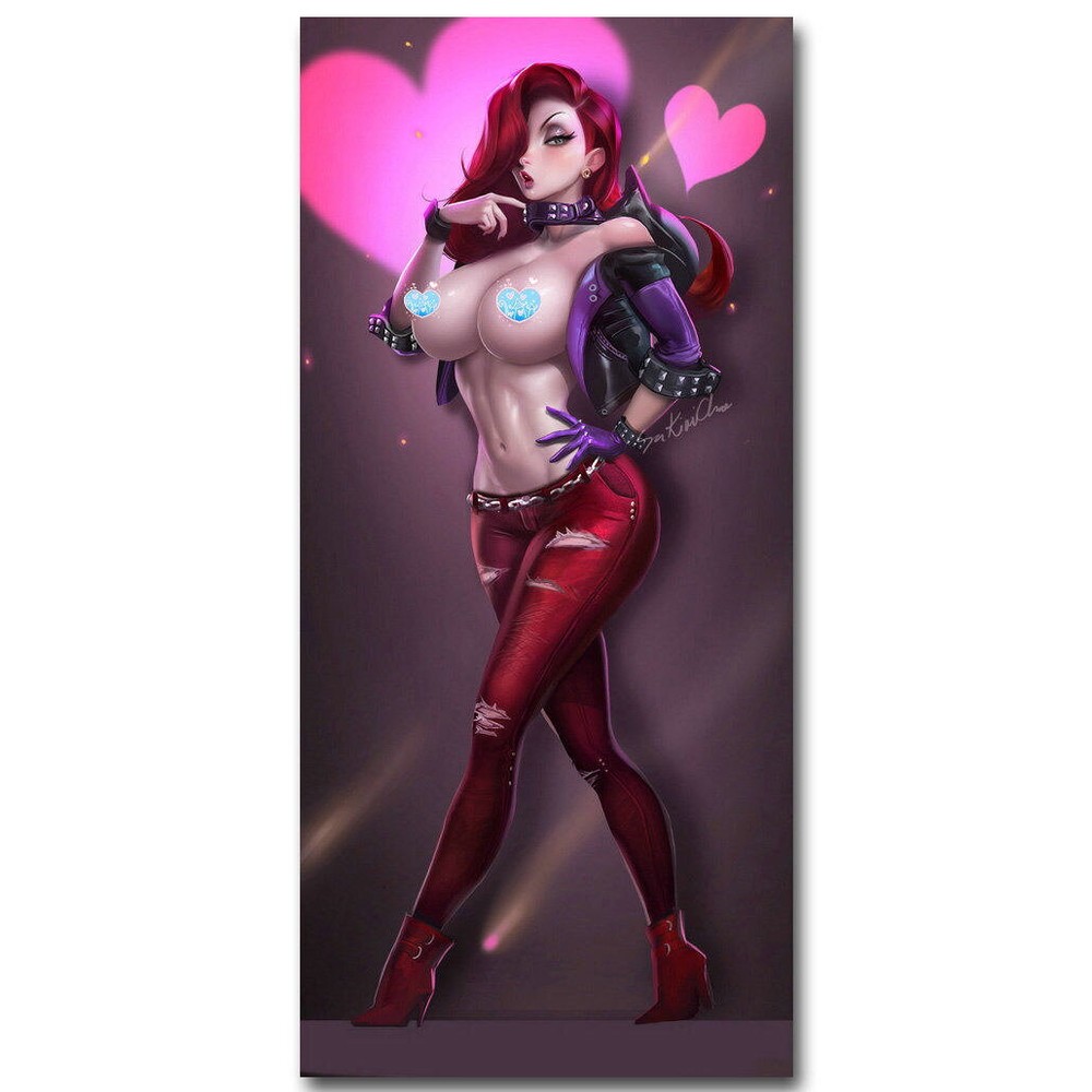 Roger Rabbit Jessica Rabbit Retro Wall Art Poster US