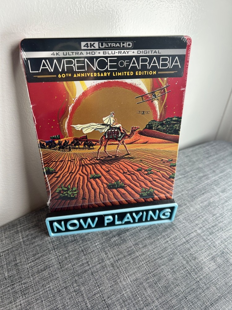NEW-Lawrence of Arabia 60th Anniversary Limited Edition 4K STEELBOOK PROTECTCase