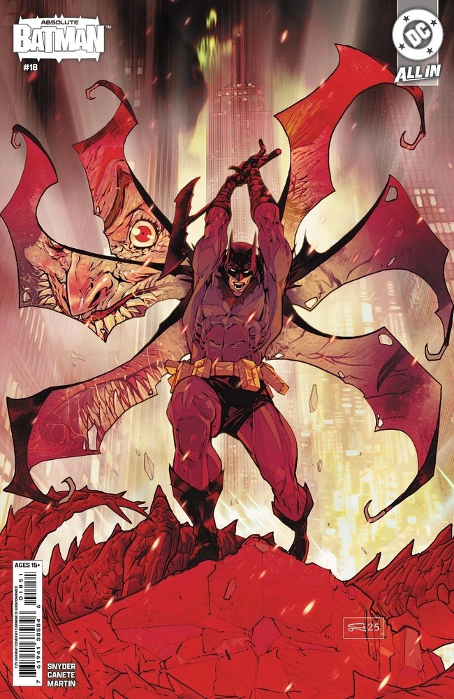 Absolute Batman (2024) #18 NM Carmine Di Giandomenico 1:25 Variant Cover