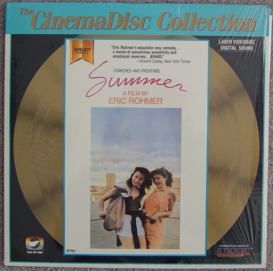 SUMMER  Eric Rohmer  Conte d'été  French Language English Subtitles  LASERDISC