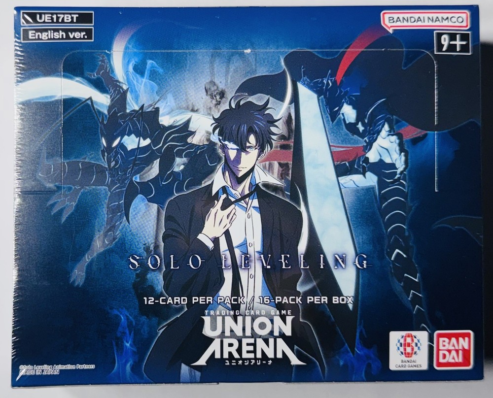 UNION ARENA TCG: Solo Leveling Booster Box UE17BT 16 Packs English