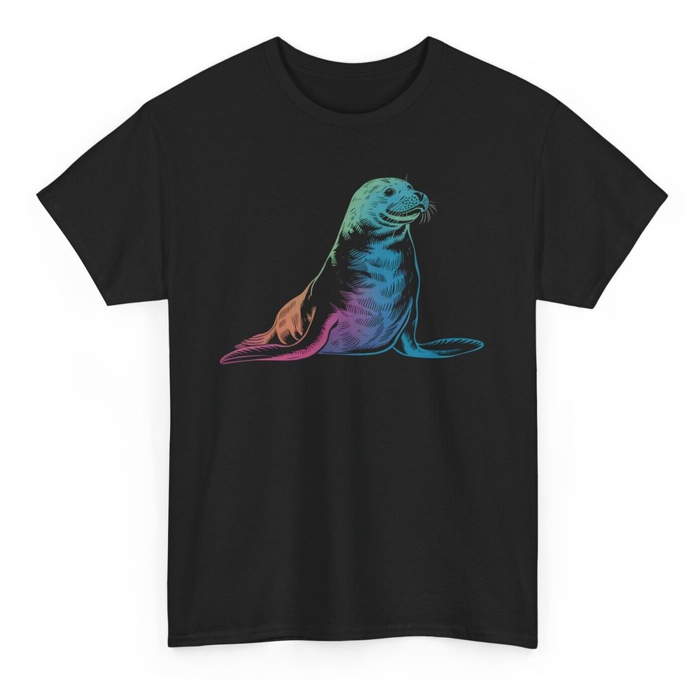 Sea Lion T-shirt - Ocean Lovers Novelty Graphic Tee