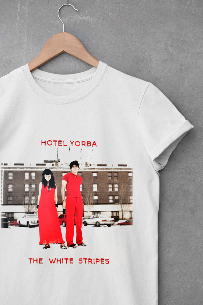 The White Stripes Band Cotton Gift For Fan White All Size Unisex T-Shirt QT1445