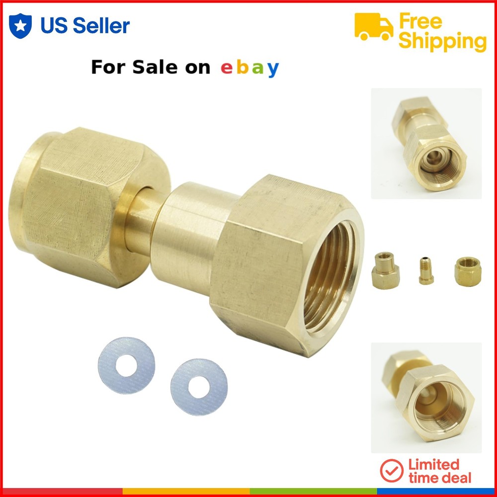 Copper Regulator Adapter for CO2 and Argon MIG Welding, 7.8 oz