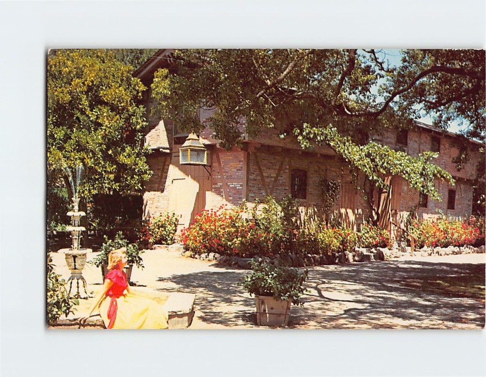 Postcard General Vallejo's Swiss Chalet Sonoma California USA