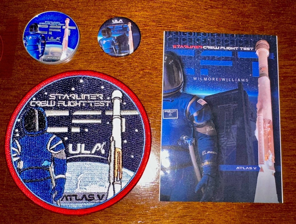 Boeing Starliner CFT Crew Flight Test Coin Patch Magnet Decal! ULA Atlas V NASA
