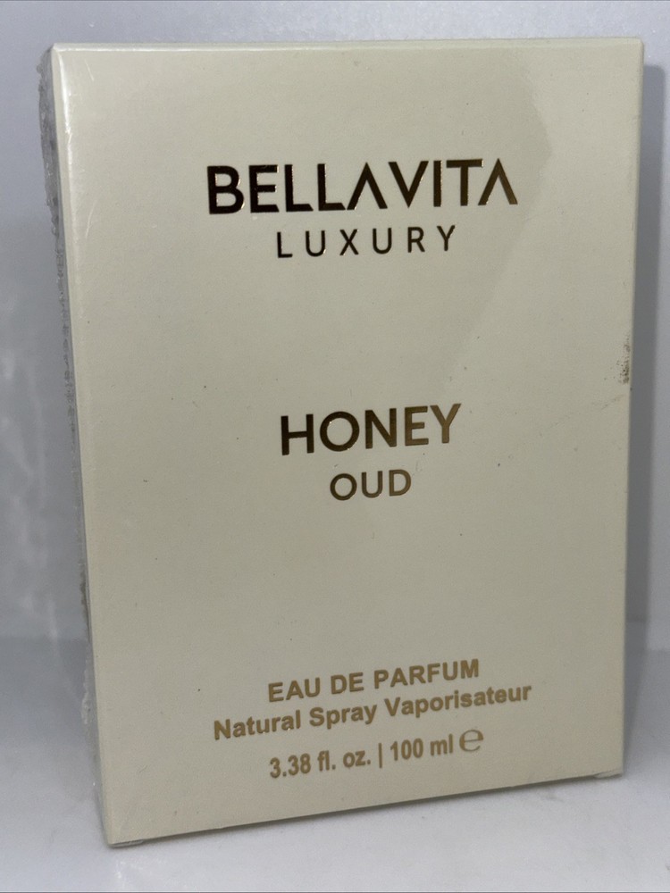 BELLAVITA LUXURY Honey Oud Eau de Parfum Spray, Regular Size 3.38 fl oz