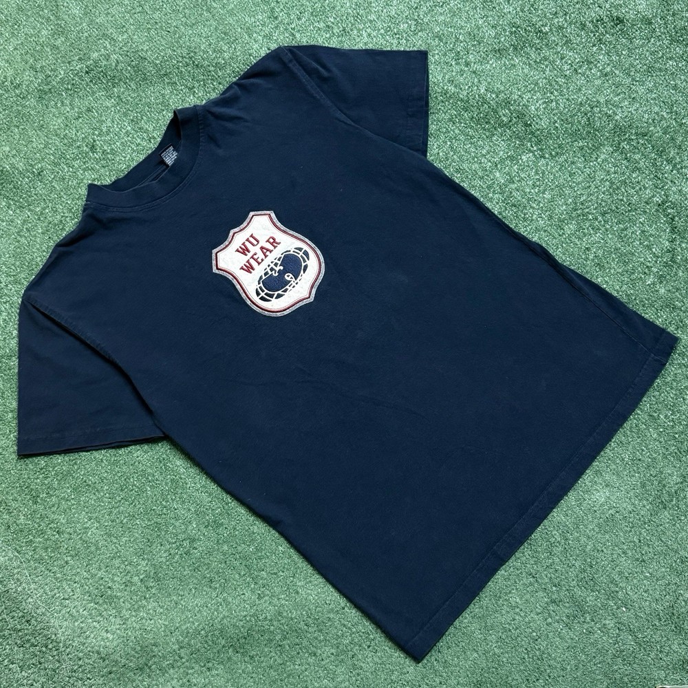 Vintage 90s   Wu Wear embroidered graphic  T-shirt   Size Large