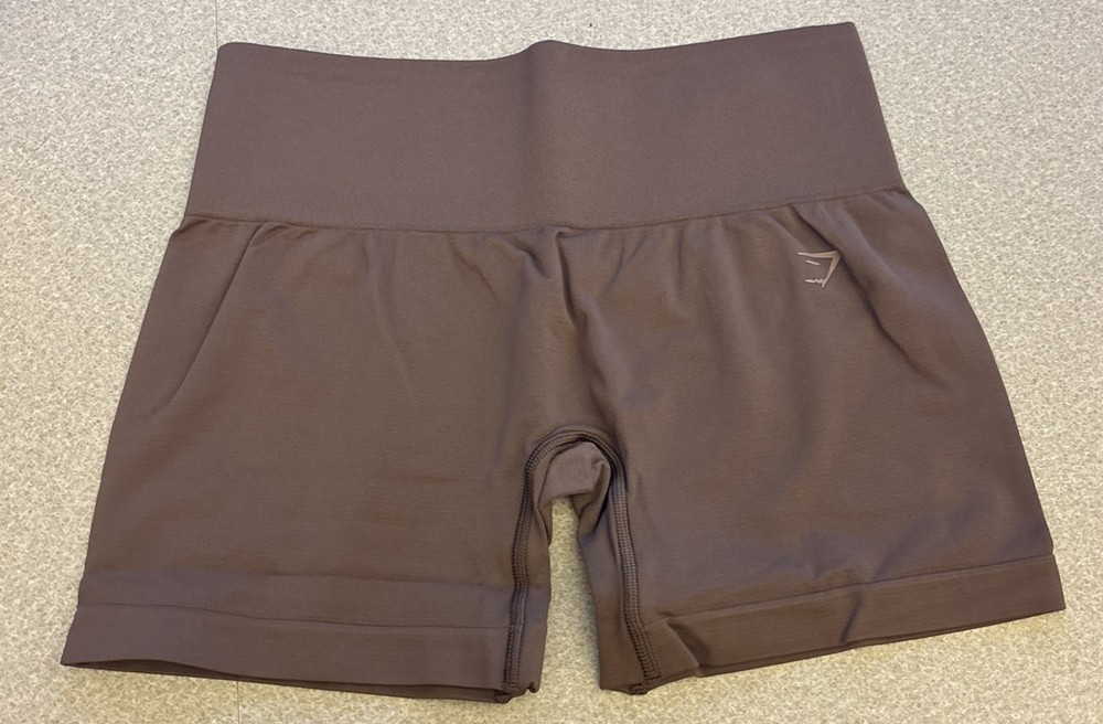 GymShark Soft Sculpt Shorts, Body Fit. Medium. Brown. NWT.