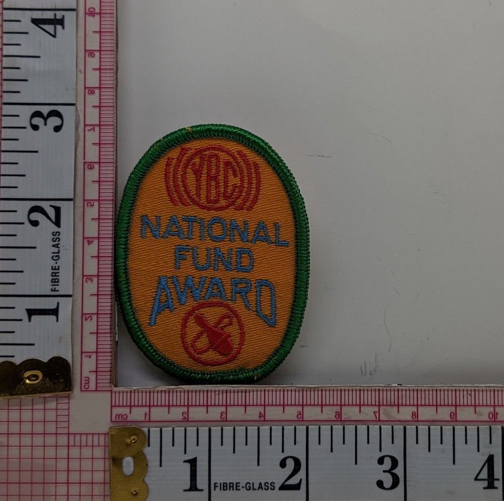 Youth Bowling Council YBC National Fund Award Badge Patch Applique Crest 3L3