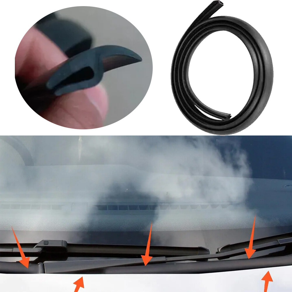For Volvo 1.8m/5.9ft Windshidle Rubber Car Protector Trim Molding Seal Strip