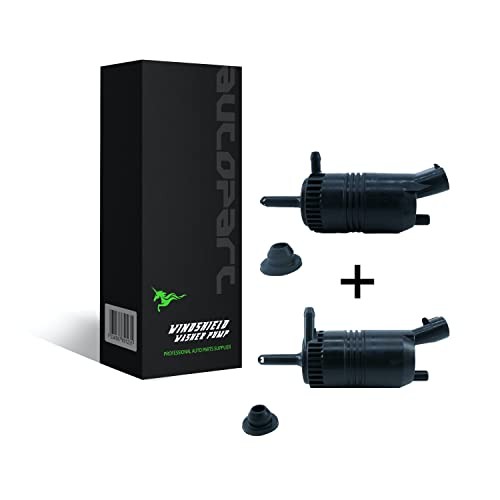 Windshield Washer Pump 2pcs 12V w/ Grommet for Chevy Tahoe Suburban Yukon Escala