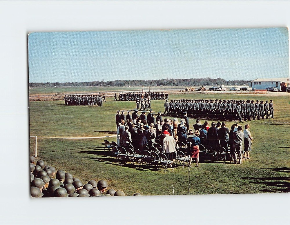 Postcard Ceremony at End of Training Cycle Fort Dix NJ USA