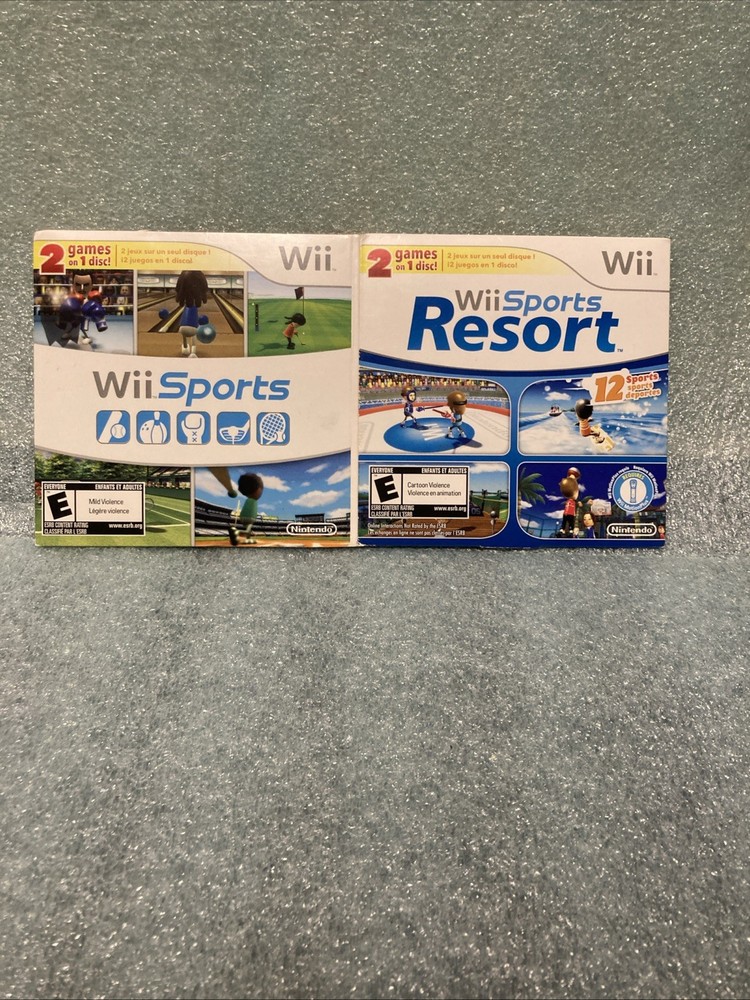 Wii Sports and Wii Resort - 2 in 1 Combo - Tested Works!
